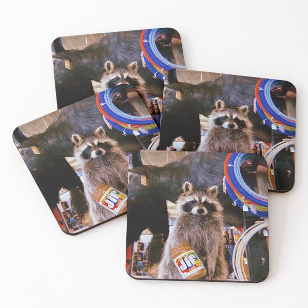 Item preview, Sticky Situation Racoon  designed and sold by AshTreeCrtvCo.