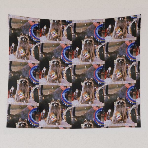 Item preview, Sticky Situation Racoon  designed and sold by AshTreeCrtvCo.