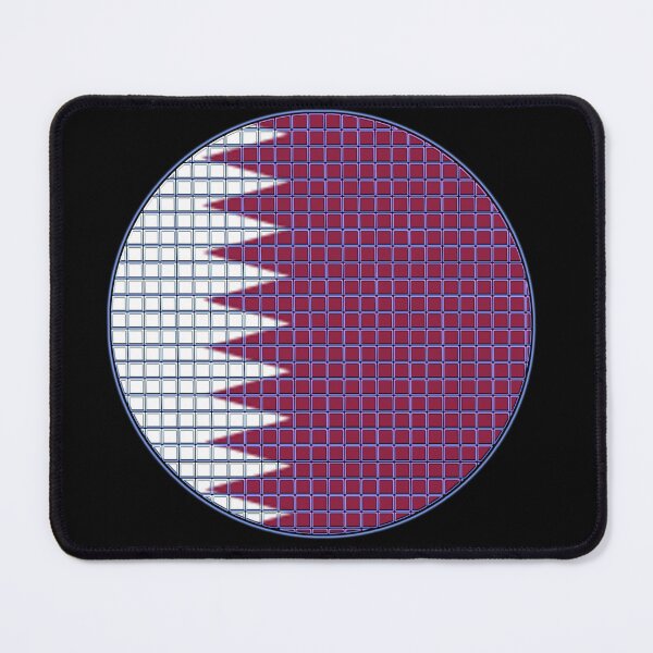 Item preview, Qatar Flag Rounded - Squares Pixel  designed and sold by MoonElite.