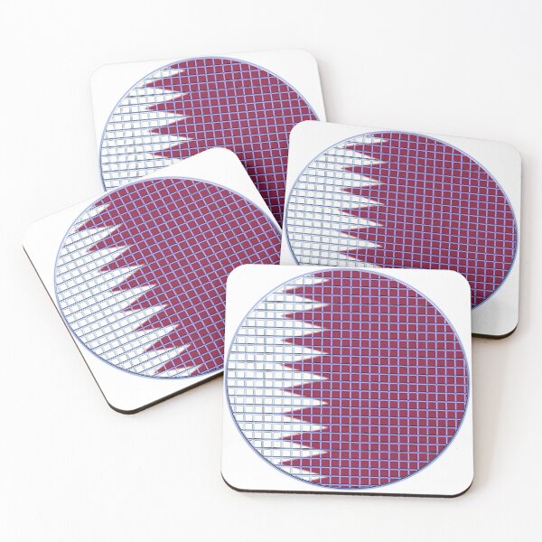 Item preview, Qatar Flag Rounded - Squares Pixel  designed and sold by MoonElite.