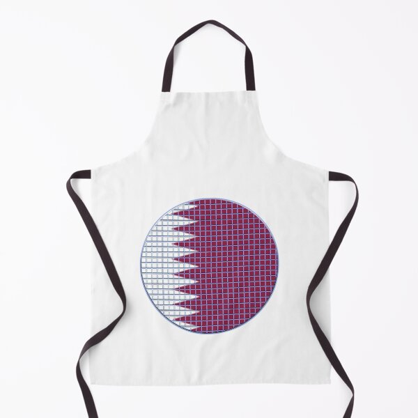 Item preview, Qatar Flag Rounded - Squares Pixel designed and sold by MoonElite.