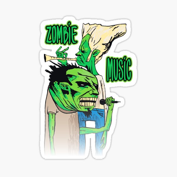 Item preview, Zombie funny music designed and sold by ryuichi8000.