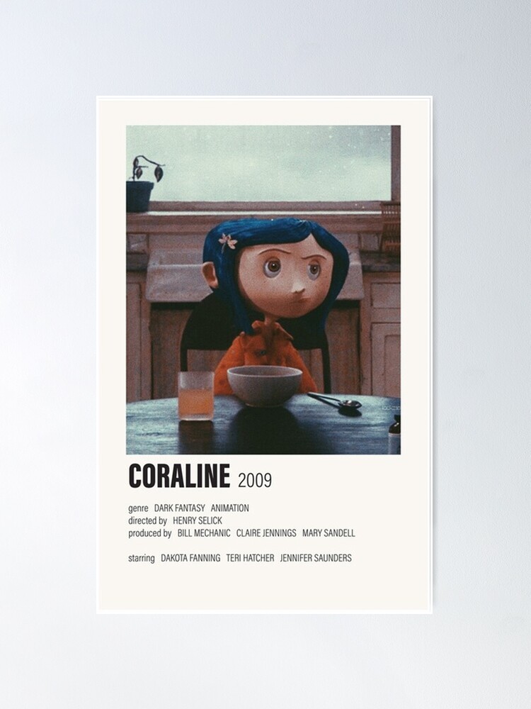 coraline  Halloween movie poster, Film posters minimalist, Movie posters  minimalist