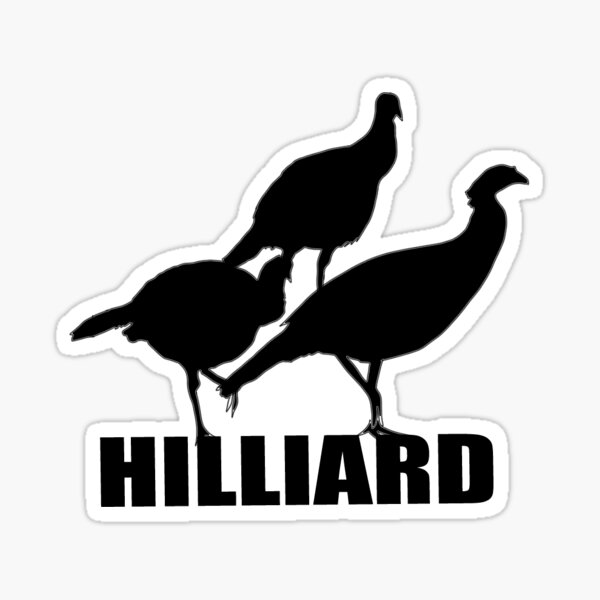 "HILLIARD OHIO TURKEY TRIO" Sticker for Sale by Juliagreen1 Redbubble