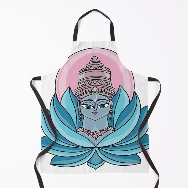 Item preview, Lord Vishnu with blue lotus designed and sold by Shailendra Singh.