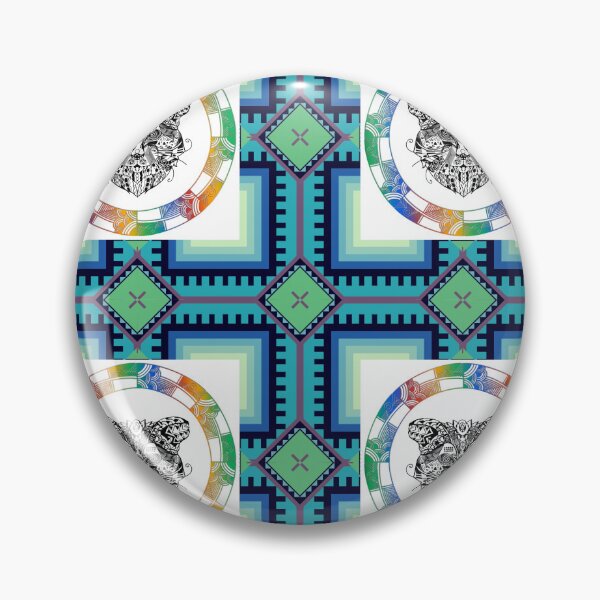 Item preview, The Modern Cat Dimension in Seamless Pattern designed and sold by MyMemoriesArts.