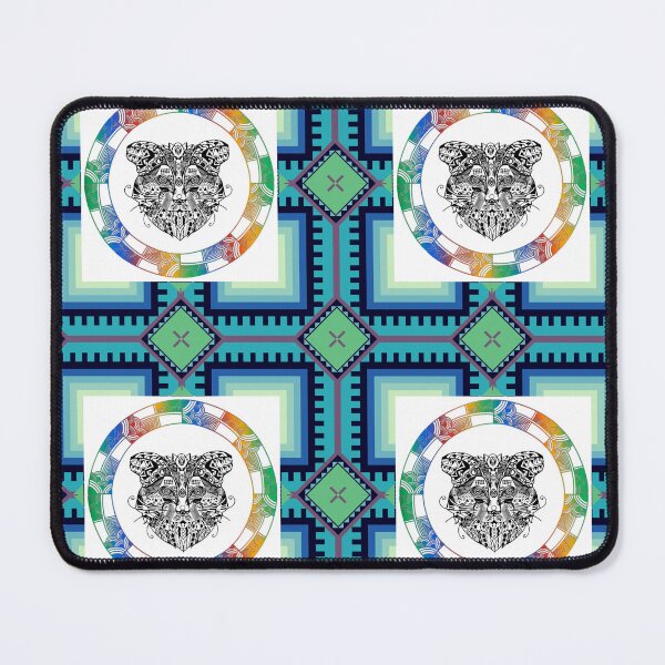 Item preview, The Modern Cat Dimension in Seamless Pattern designed and sold by MyMemoriesArts.