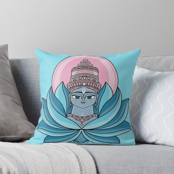 Item preview, Lord Vishnu with blue lotus  designed and sold by Shailendra  Singh.
