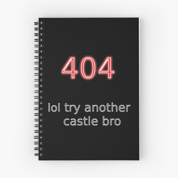 Item preview, 404 lol try another castle bro designed and sold by findingNull.