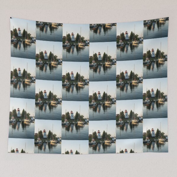 Item preview, Picture Perfect - Little Lighthouse Framed by Yachts designed and sold by Georgia Mizuleva.