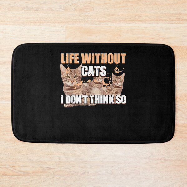 Item preview, Life without cats is possible but pointless cute sweet cat designed and sold by lucindakr1j9.