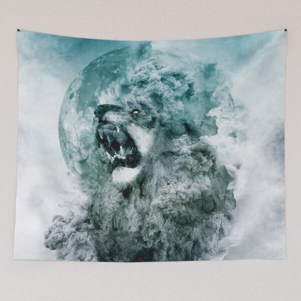 Item preview, Lion Blue designed and sold by RIZA PEKER.