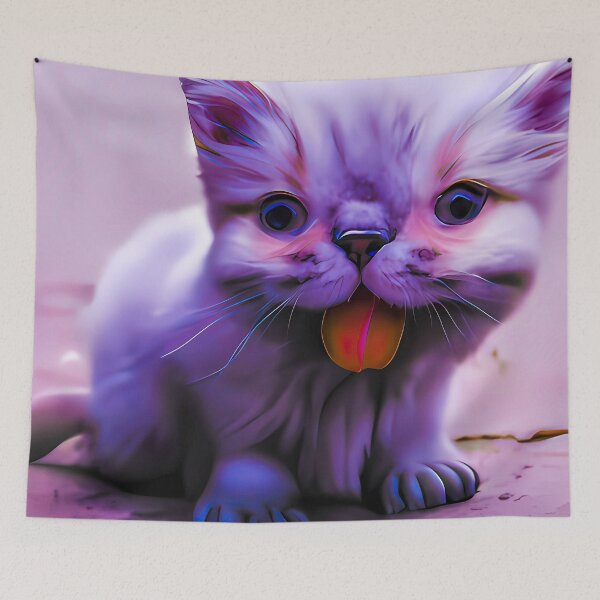 Item preview, Purple Kitten  designed and sold by CSturgill2.