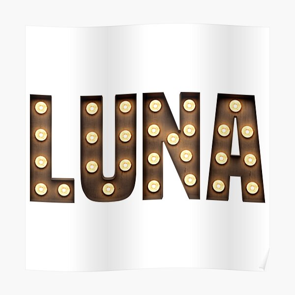 luna-dog-s-name-in-broadway-lights-marquee-pets-poster-by-cartoon