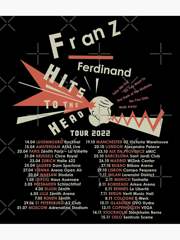 "Tour Dates 2022" Poster by JessBeer Redbubble