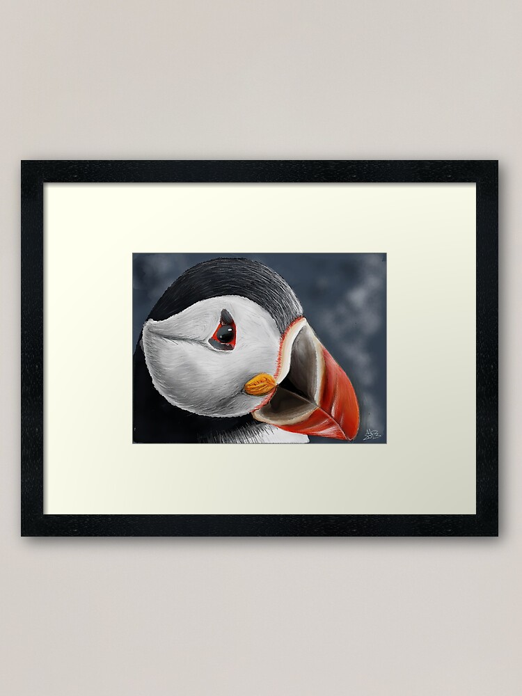 Alternate view of Puffin Framed Art Print