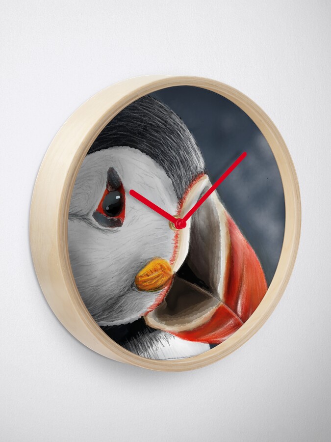 Alternate view of Puffin Clock