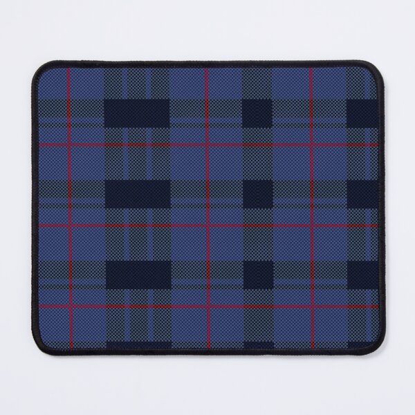 Item preview, 8-bit Pixel Blue and Black Tartan Plaid Pattern designed and sold by 9bit.
