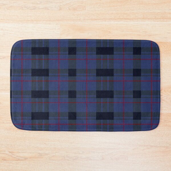Item preview, 8-bit Pixel Blue and Black Tartan Plaid Pattern designed and sold by 9bit.
