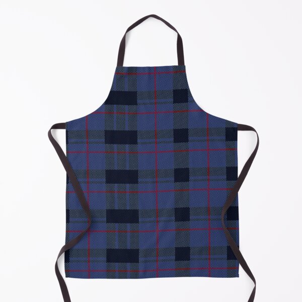 Item preview, 8-bit Pixel Blue and Black Tartan Plaid Pattern designed and sold by 9bit.