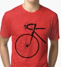 Crescent Bike Black Tri-blend T-Shirt