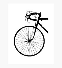 Crescent Bike Black Photographic Print