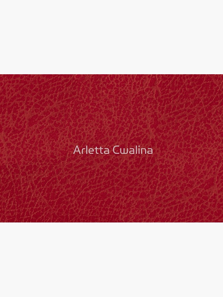 Dark red leather texture by Arletta Cwalina
