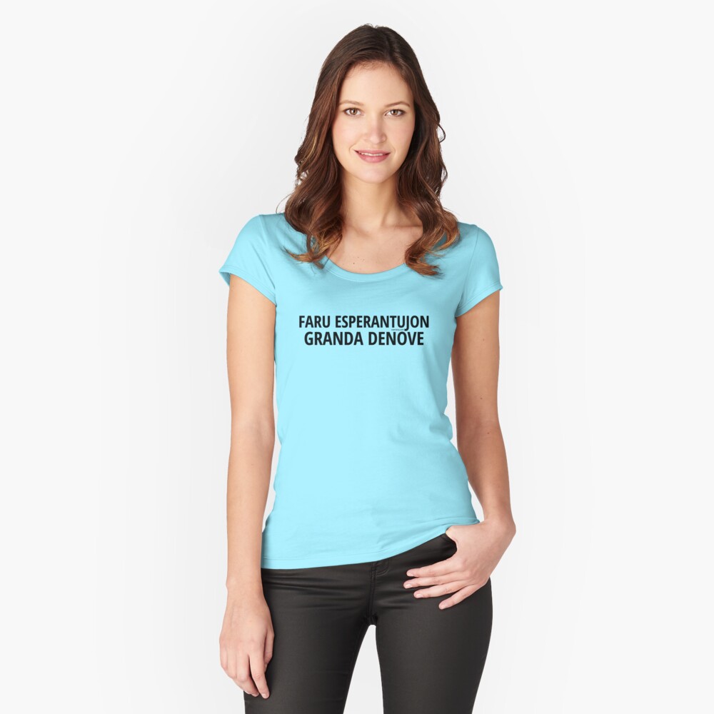 Item preview, Fitted Scoop T-Shirt designed and sold by makisdiras.