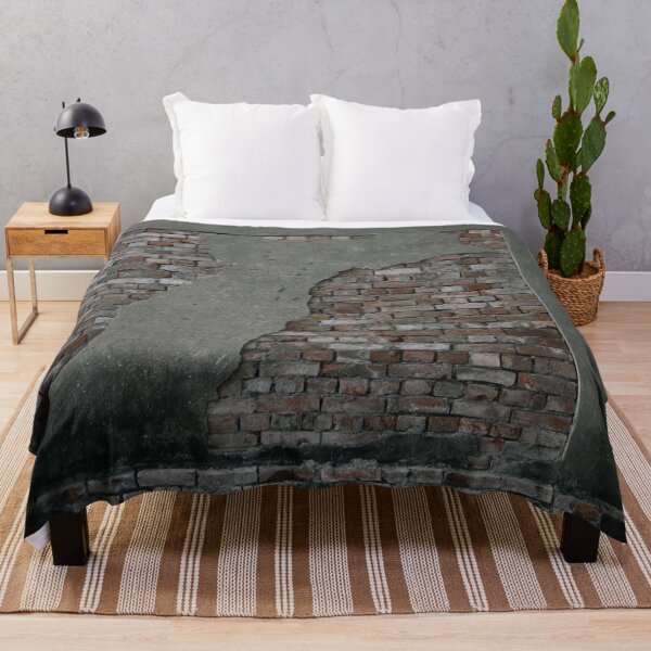 Item preview, An Abandoned Old Brick Wall in The Ruin - Gloomy Yet Perfectly Ruined Building - The Beauty of Wear And Tear designed and sold by sthNnth.