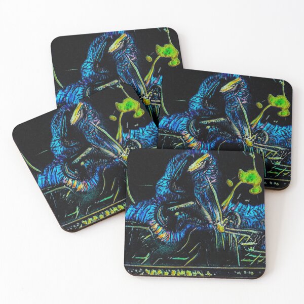 Item preview, Abstract Blue Flowers  designed and sold by CSturgill2.