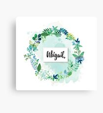 Personalised Abigail Canvas Print