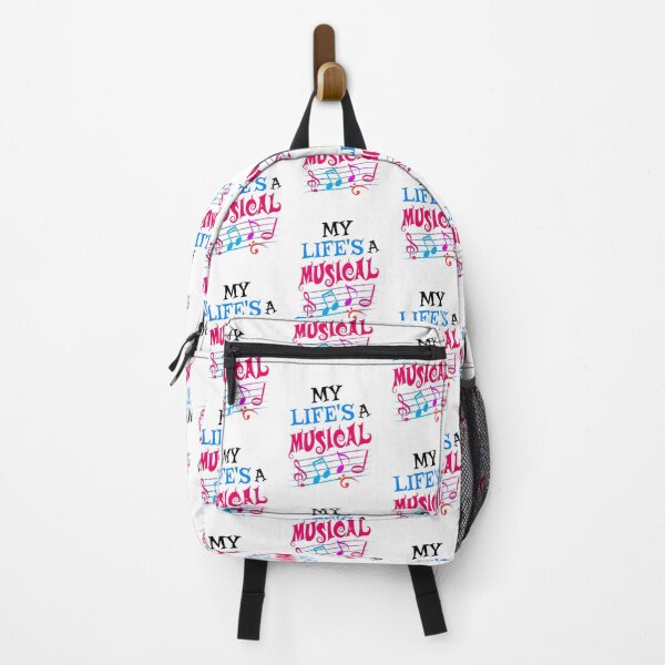 Item preview, 'My Life's A Musical' (White) designed and sold by The Button Gal.