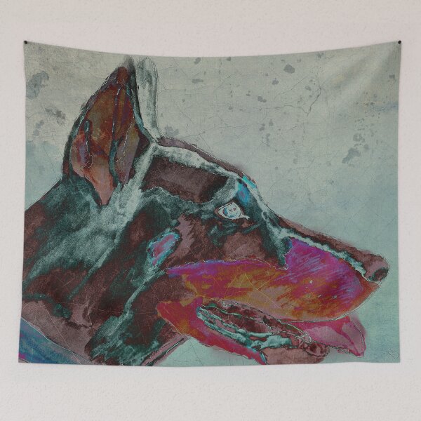 Item preview, Psychedelic Doberman designed and sold by pjscribble.
