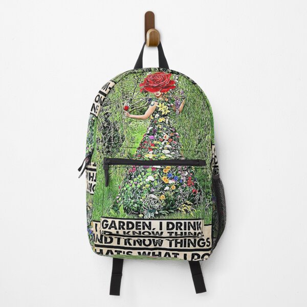 Item preview, That's What I Do I Garden I Drink And I Know Things Gift For Mom Poster designed and sold by frinkmichael.