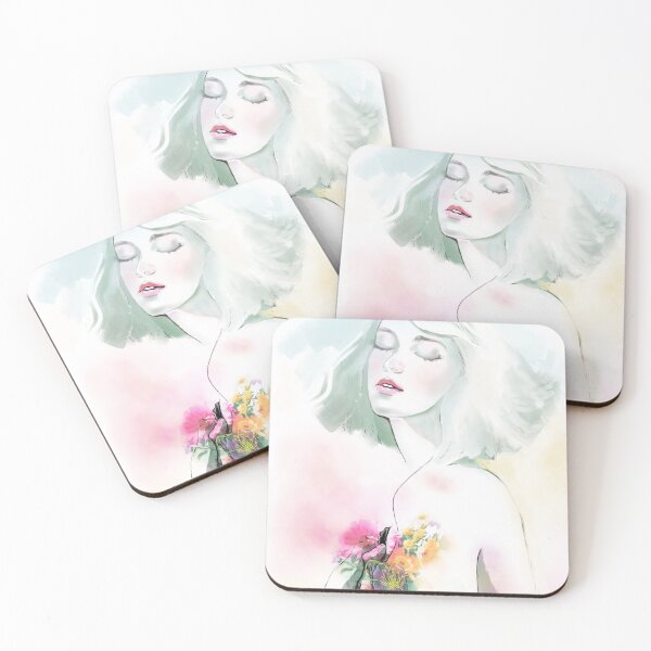 Item preview, Romantic watercolor fashion mood designed and sold by FancyFriendship.
