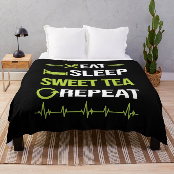 Item preview, Funny Eat Sleep Repeat Sweet Tea designed and sold by HappyTshirt1239.