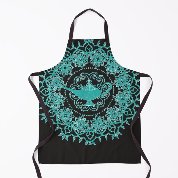 Item preview, Aladdin Genie's Lamp Teal Mandala designed and sold by AmandaKeeling1.