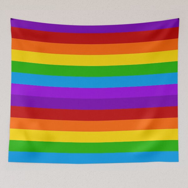 Item preview, Retro Rainbow Stripes designed and sold by laugh-out-loud.
