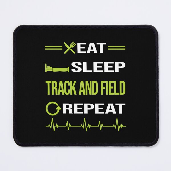 Item preview, Funny Eat Sleep Repeat Track And Field designed and sold by HappyTshirt1239.