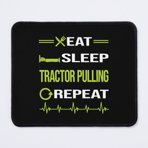 Item preview, Funny Eat Sleep Repeat Tractor Pulling designed and sold by HappyTshirt1239.