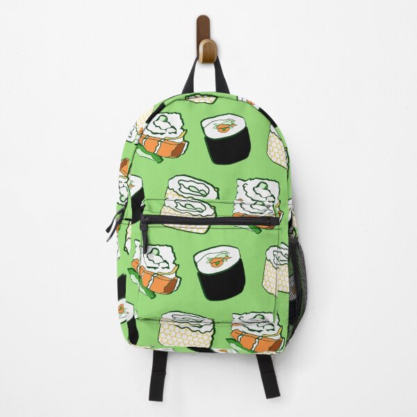 Item preview, Patrón de sushi verde (rollos de sushi, no roles de género) designed and sold by MyThingNow.