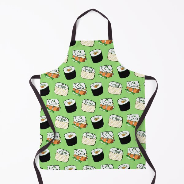 Item preview, Sushi Pattern Green (Sushi Rolls not Gender Roles) designed and sold by MyThingNow.