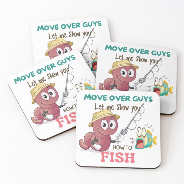 Item preview, Move over guys I'll show you how to fish, Funny Fishing designed and sold by calalassy.