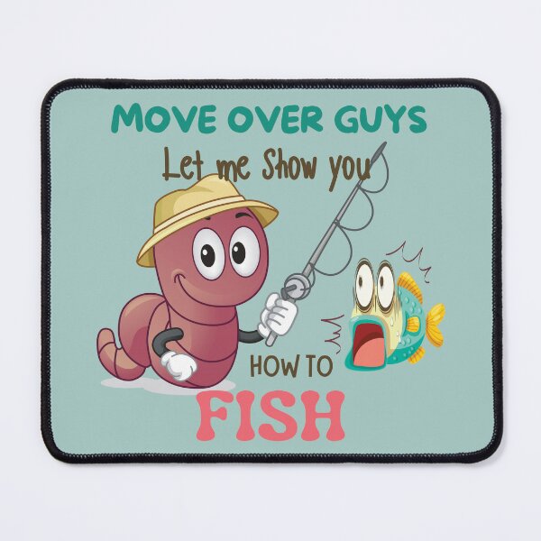 Move over guys I'll show you how to fish, Funny Fishing Photographic Print  for Sale by calalassy