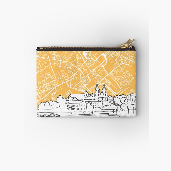Item preview, Minsk Belarus Skyline Map designed and sold by hebstreit.