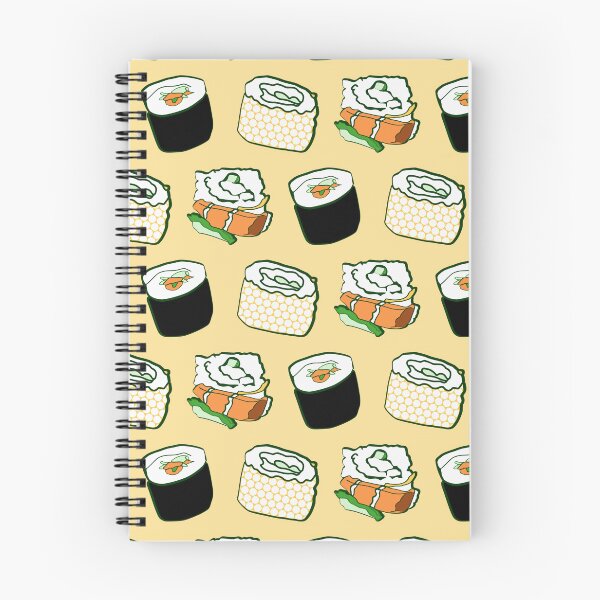Item preview, Sushi Pattern Yellow (Sushi Rolls not Gender Roles) designed and sold by MyThingNow.