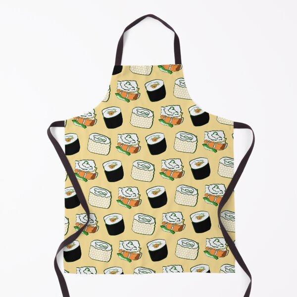 Item preview, Patrón de sushi amarillo (rollos de sushi, no roles de género) designed and sold by MyThingNow.