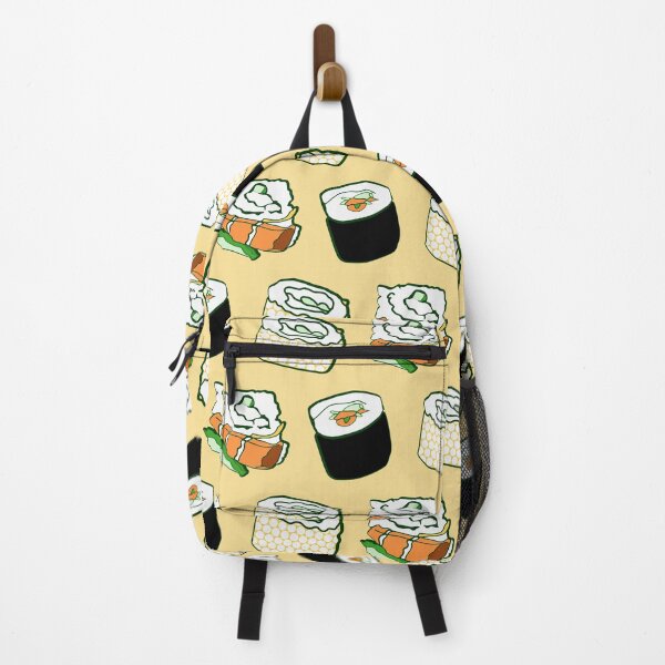 Item preview, Sushi Pattern Yellow (Sushi Rolls not Gender Roles) designed and sold by MyThingNow.