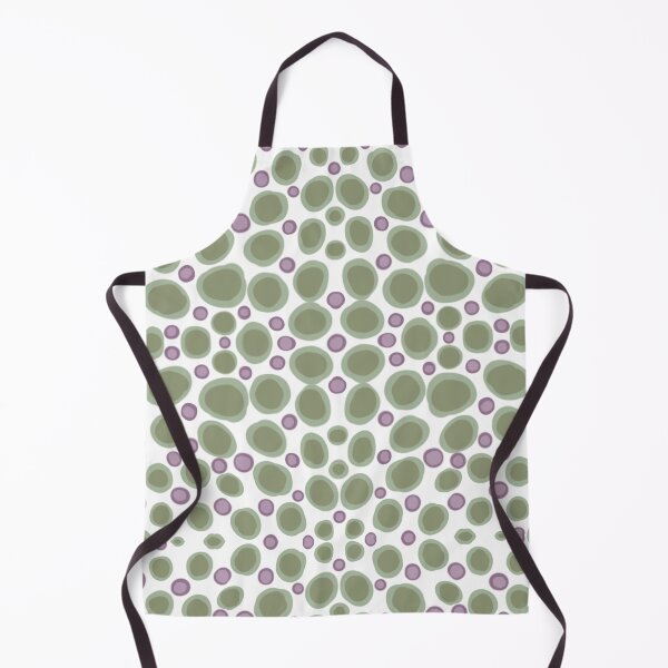 Item preview, Mid-century Polka verses pebbles earthen style Pattern  designed and sold by DreamKaracters.