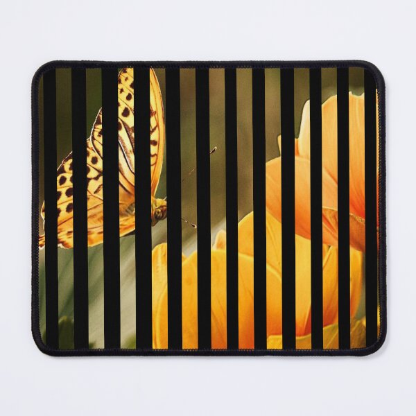 Item preview, Vertical stripes of flower and butterfly designed and sold by DopeDesign111.